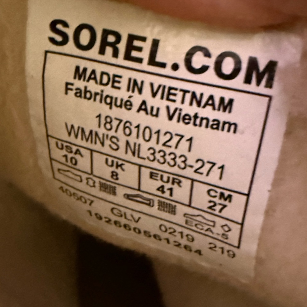 SOREL Harlow Cozy Shearling Bootie Boots NWOT Size 10 - Picture 12 of 12